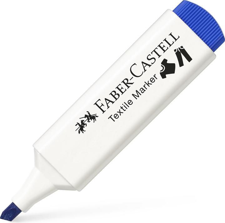 Produktbild Faber-Castell FABER-CA. Textilmarker 1.2-5mm 159523 blau (Blau, 5 mm, 1 x)