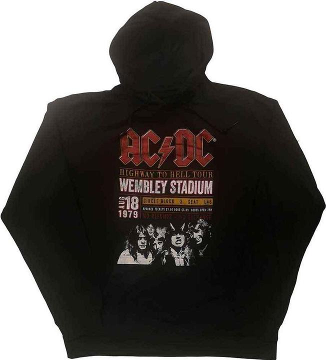 AC/DC Erwachsene Wembley '79 Eco Friendly Hoodie (M)