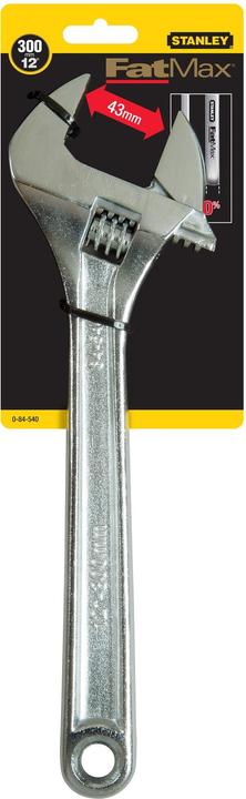 Immagine prodotto Stanley Chiave a forchetta regolabile FatMax (larghezza ganasce 41 mm, lunghezza 300 mm, acciaio al cromo (41 mm)