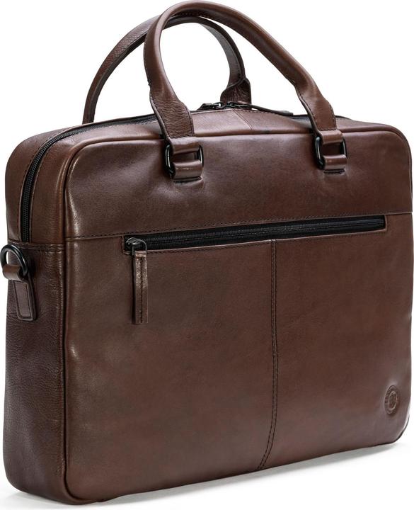 Actual product image Farmhood Memphis briefcase leather 38.5 cm laptop compartment (15.35")