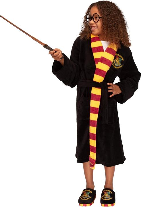 Actual product image Childrens/Kids Hogwarts Crest Dressing Gown (146, 152)