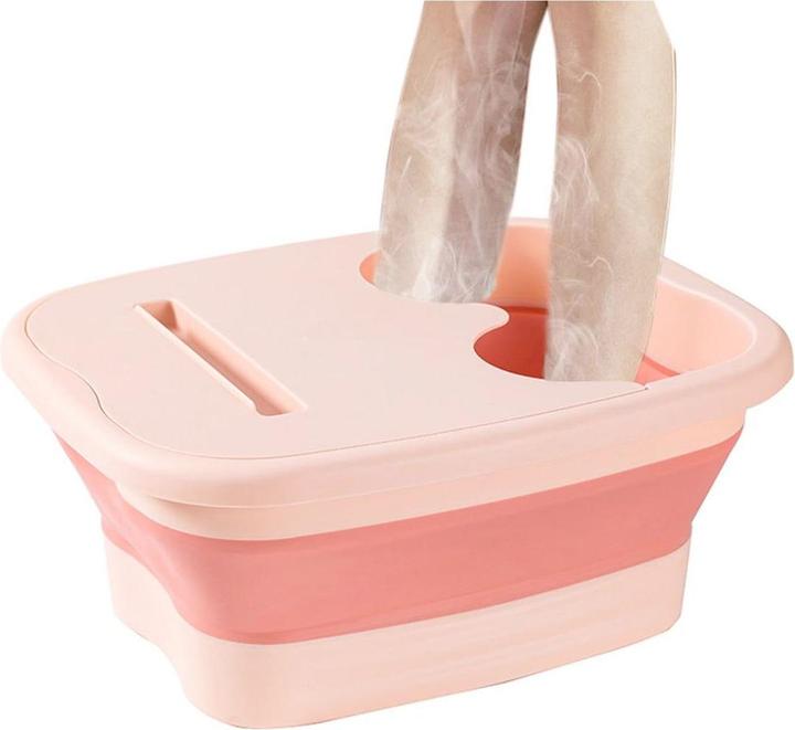Produktbild König Design Faltbare Fussbadewanne Fussmassage Fussmassagegerät Fussbad Spa Pediküre 21 Liter