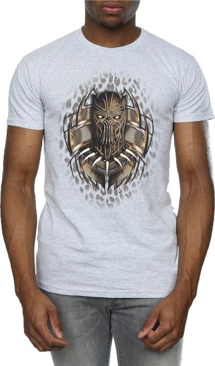 Actual product image Mens Black Panther Gold Killmonger T-Shirt (3XL)