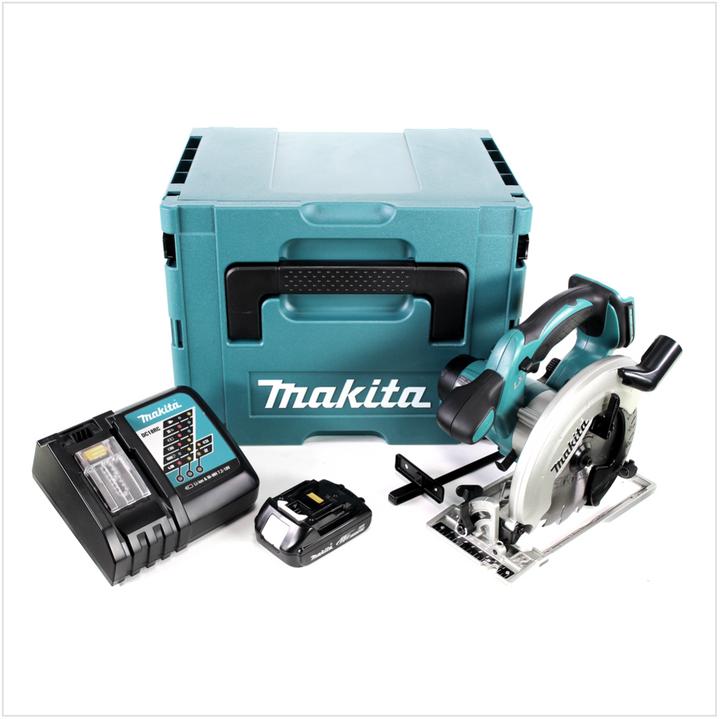 Produktbild Makita DSS 611 RY1J Akku Handkreissäge 18V 165 mm im Makpac + 1x 1,5Ah Akku + Ladegerät