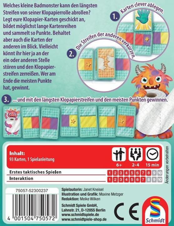 Actual product image Schmidt Spiele Monster roll (d) (German)