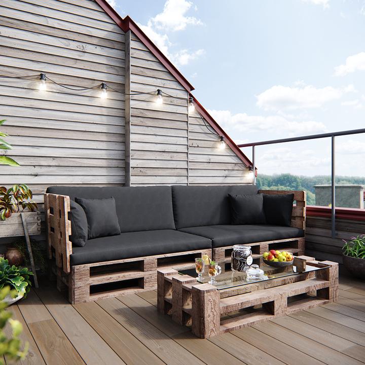 Actual product image Vicco Palettenkissen Set (45 x 45 x 14 cm)