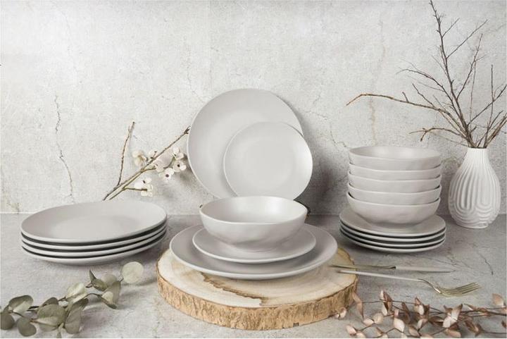 Image du produit BerlingerHaus Haus 18-teiliges Tellerset matt cream Sahara Collection (18 pièce(s))