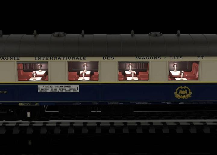 Produktbild Märklin 42470 H0 Pullmanwagen-Set „Edelweiss“ der CIWL (Spur IIG)
