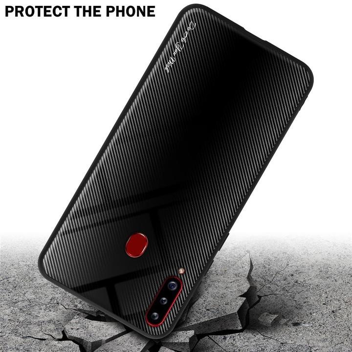 Immagine prodotto Cadorabo Copertura di vetro a strisce in TPU (Samsung Galaxy A20s)