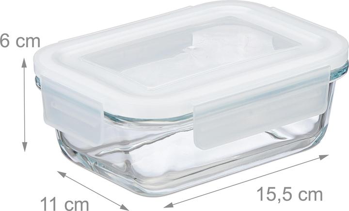 Actual product image Relaxdays Glass storage set (0.64 l)