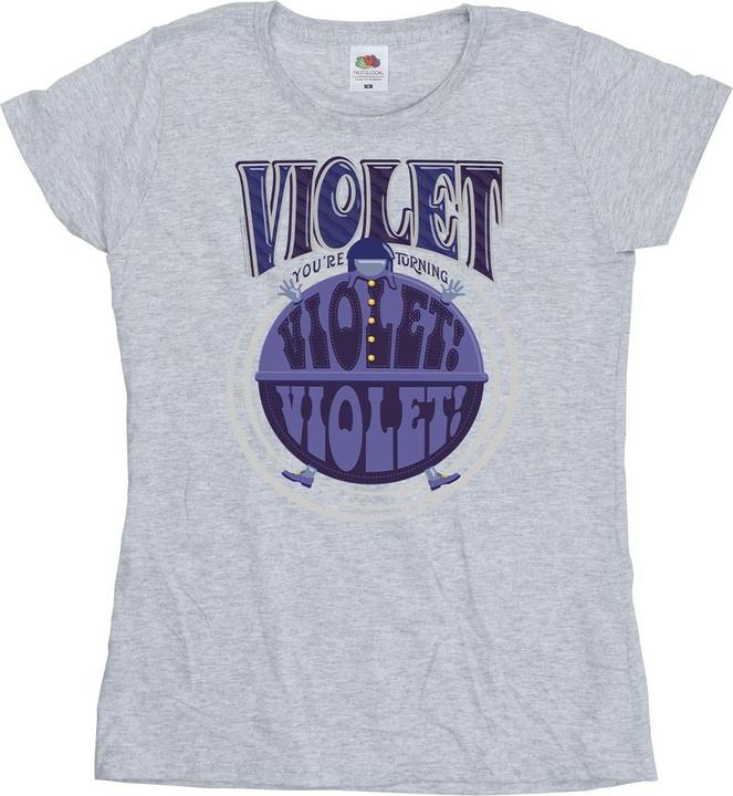 Image du produit Willy Wonka & the Chocolate Factory - T-shirt VIOLET TURNING VIOLET - Femme (S)
