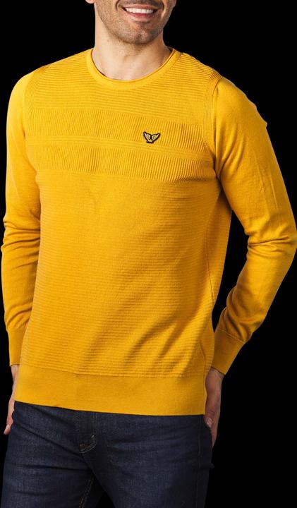 Pme Legend Crew Neck Strukture Knit sand (XL)
