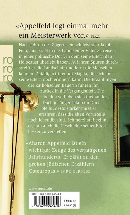 Actual product image Parentland (German, Aharon Appelfeld)
