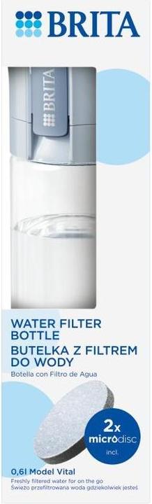 Actual product image Brita Vital blue 2-disc filter bottle (0.60 l)