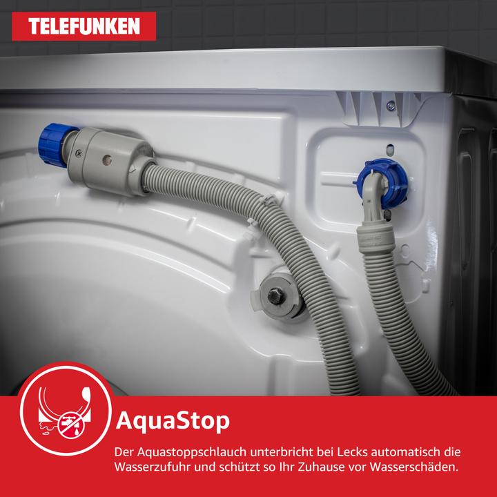 Produktbild Telefunken W-8-1400-A-W, Waschmaschine, EEK A, 8kg (8 kg)