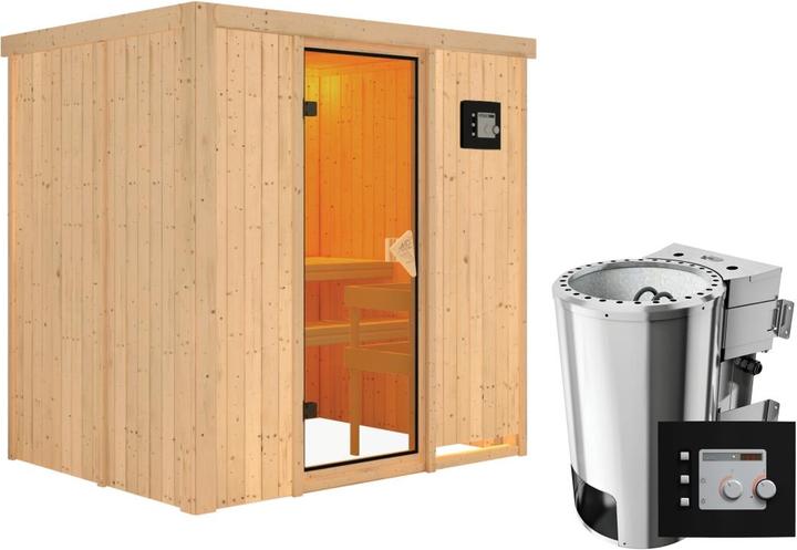 Actual product image Karibu Fanja without roof rim (Plug & Play 3,6 KW - Bio external control)