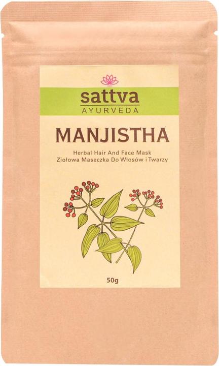 Sattva Ayurveda Manjisthas Gesicht und Haarmaske 50 g - Sattva