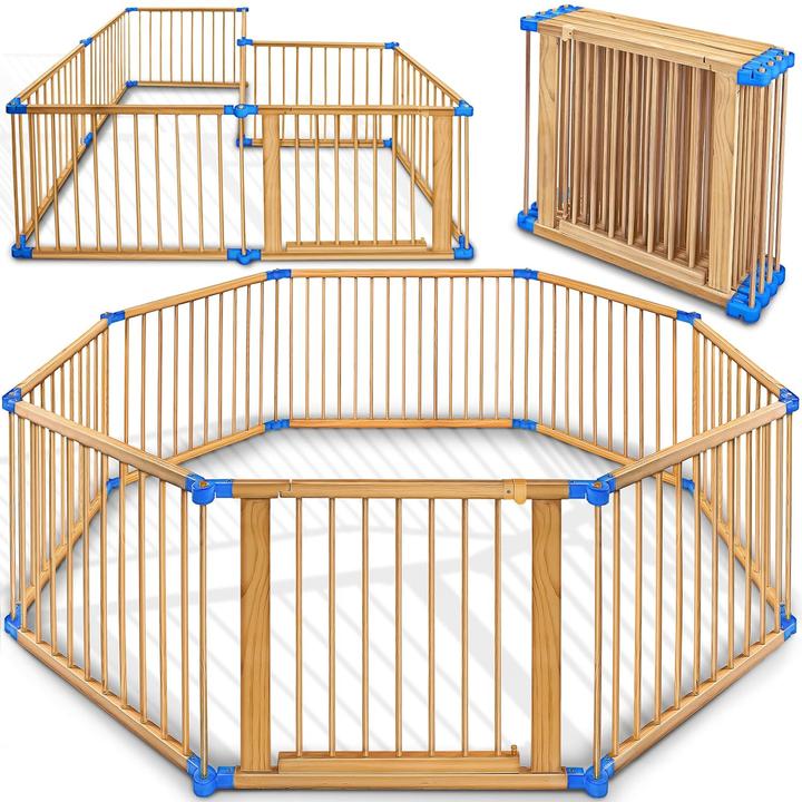 Kiduku Playpen (720 cm, Pine)