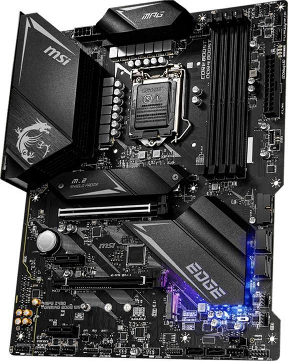 Produktbild MSI MPG Z490 Gaming Edge Wifi (LGA 1200, Intel Z490, ATX)
