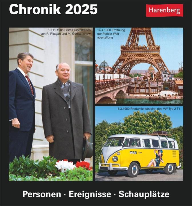 Immagine prodotto Harenberg Cronaca calendario giornaliero a strappo 2025 - Calendario culturale - Persone, eventi, luoghi (Tedesco)