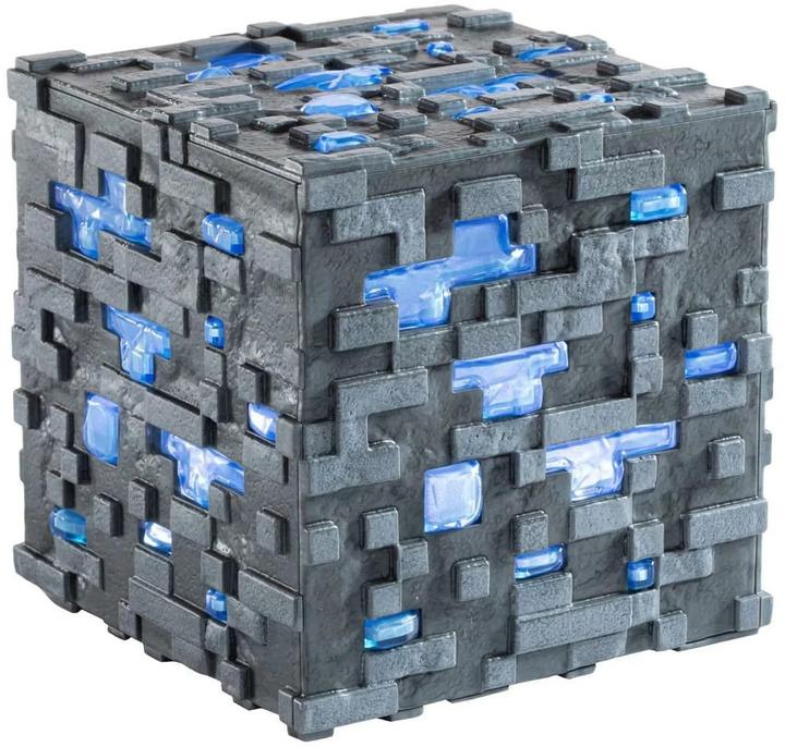 Produktbild Noble Collection Minecraft Replik Illuminating Diamond Ore Cube 10 cm