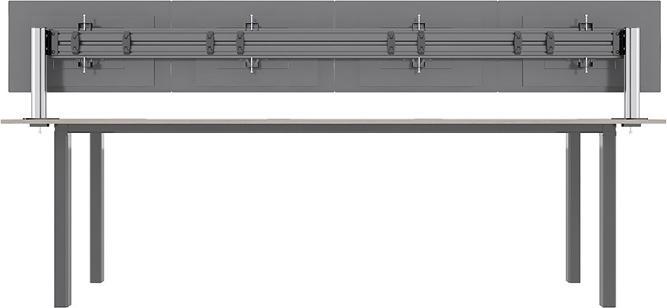 Produktbild Multibrackets Monitorhalter 4" fach bis 32", Metall, schwarz (Tisch)