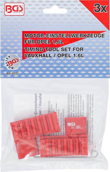Actual product image BGS Camshaft Locking Tool for Opel 1.6 / 1.8 l