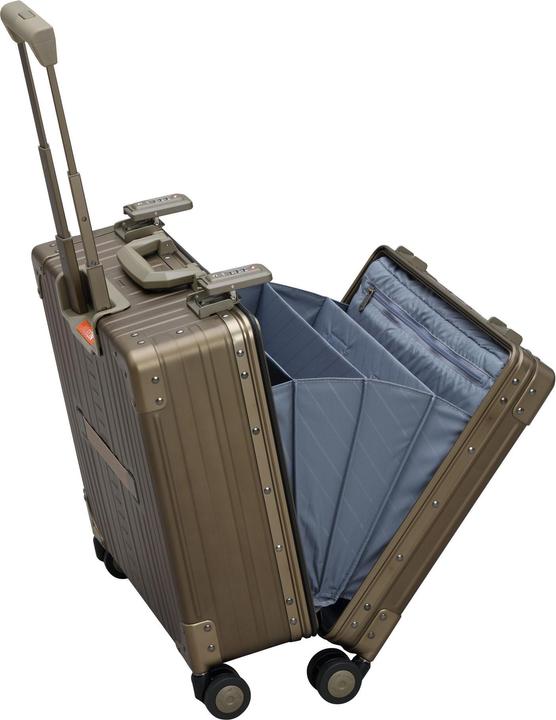 Immagine prodotto Aleon Cassa a rulli Deluxe, alluminio, bronzo (28.30 l, Bagaglio a mano (fino a 50 litri))