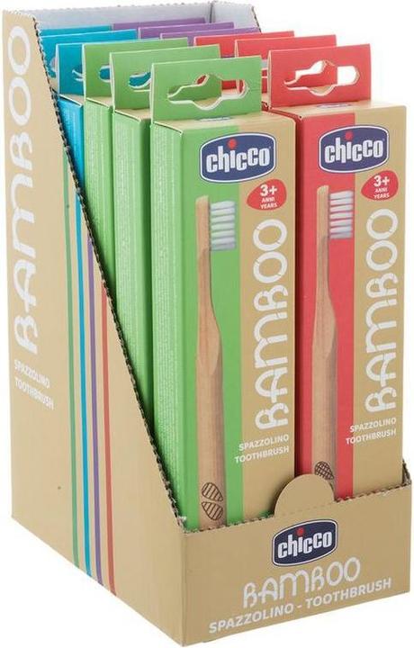 Actual product image Chicco Bamboo Toothbrush 3y+ Italian/French/German (Soft, 1 x)