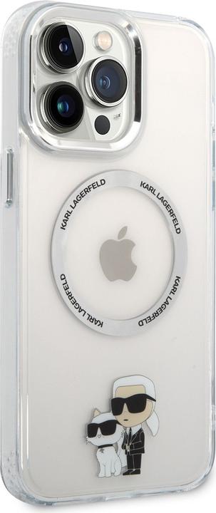 Produktbild Karl Lagerfeld KKLHMP13XHNKCIT iPhone 13 Pro Max 6,7" hardcase transparent Iconic Karl&Choupette Mag (Apple iPhone 13 Pro Max)