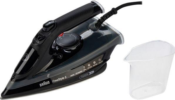 Immagine prodotto Braun TexStyle 5 SI 5088 BK Ferro da stiro a secco e a vapore con piastra EloxalPlus (2800 W, 220 g/min)