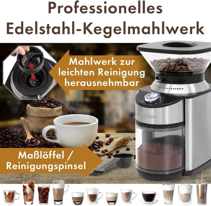 Produktbild Proficook Elektrisches Kaffeemahlwerk PC-EKM 1205 (CH-Stecker)