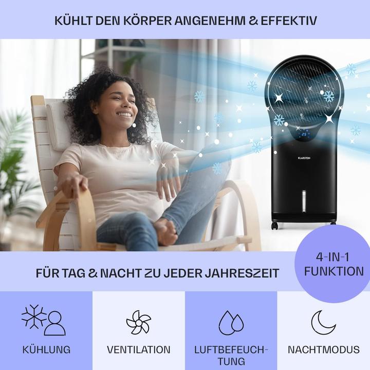 Image du produit Klarstein Climatiseur noir de brai