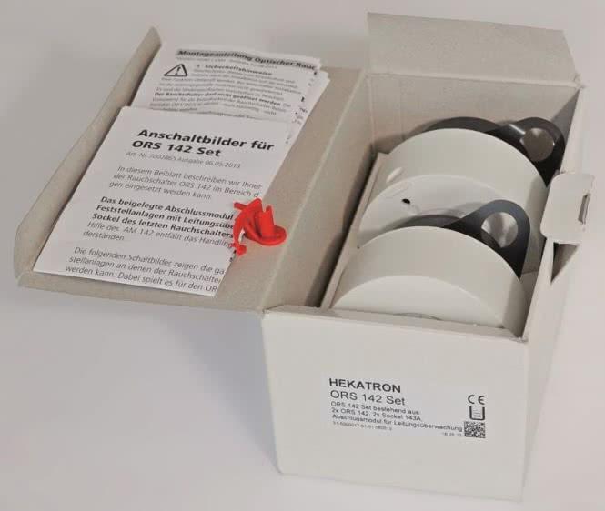 Actual product image Hekatron Smoke switch set