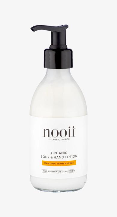 Actual product image Nooii Organic - Body & Hand Lotion Mandarin, Thyme & Neroli (250 ml)