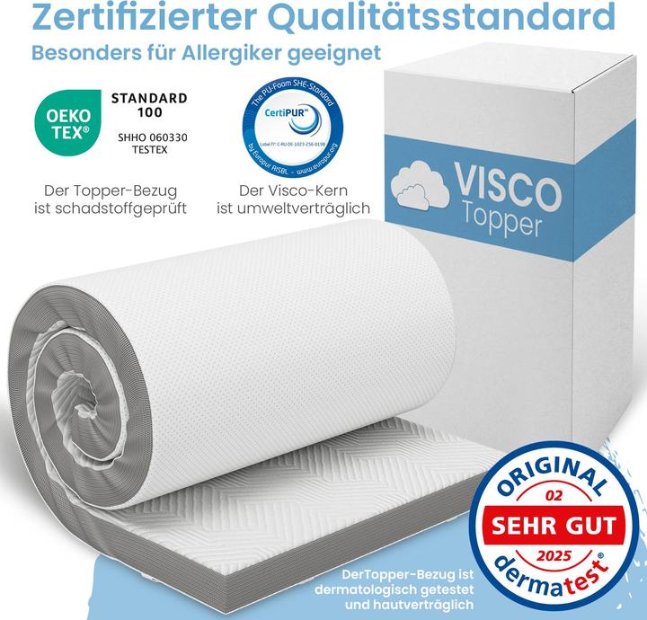 Actual product image Bestschlaf Visko-Mineralschaum Matratzenauflage, Höhe 4 cm (120 x 200 cm)