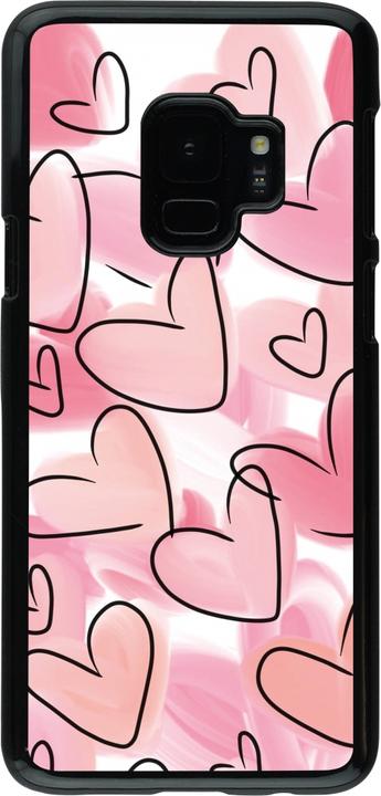 Produktbild PhoneLook Hülle Easter 2023 pink hearts (Samsung Galaxy S9)