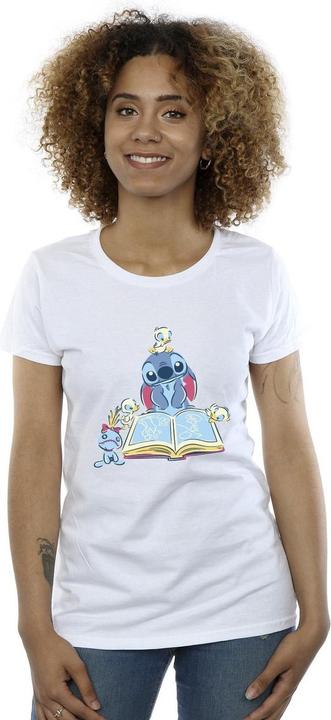Immagine prodotto Disney Lilo & Stitch Reading A Book Maglietta Donna (XXL)