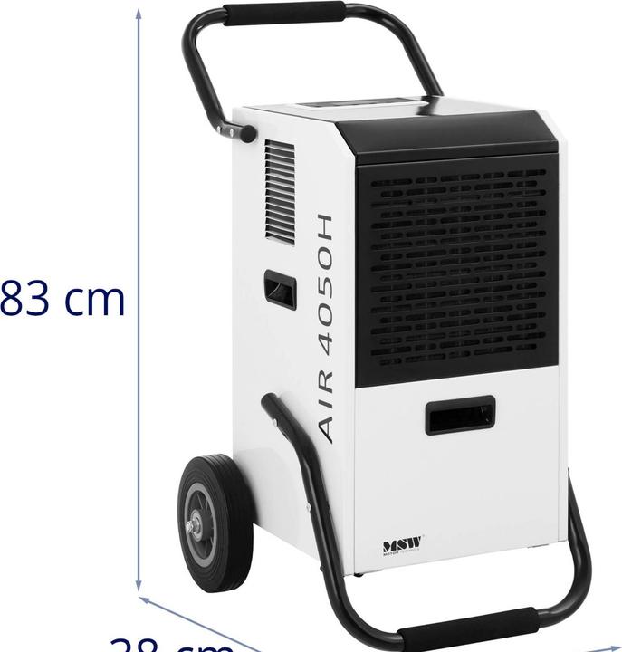 Produktbild MSW Bautrockner Luftentfeuchter Raumtrockner Raumentfeuchter 65 m² 50 L / 24 h (65 m², 50 l/24h)