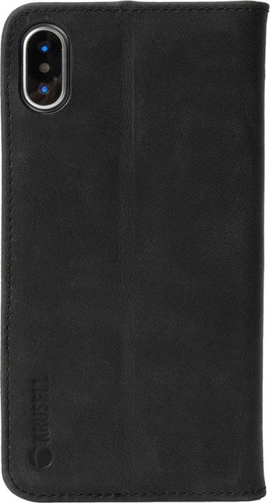 Actual product image Krusell Sunne 4 Card FolioWallet Apple iPhone XS Max vintage black (Apple iPhone XS Max)