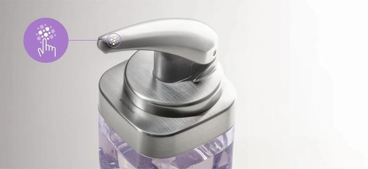 Produktbild Simplehuman Seifenspender 444 ml, Silber/Transparent
