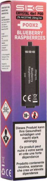 Image du produit SKE 4in1 Pod 2x (Framboise, Myrtille)