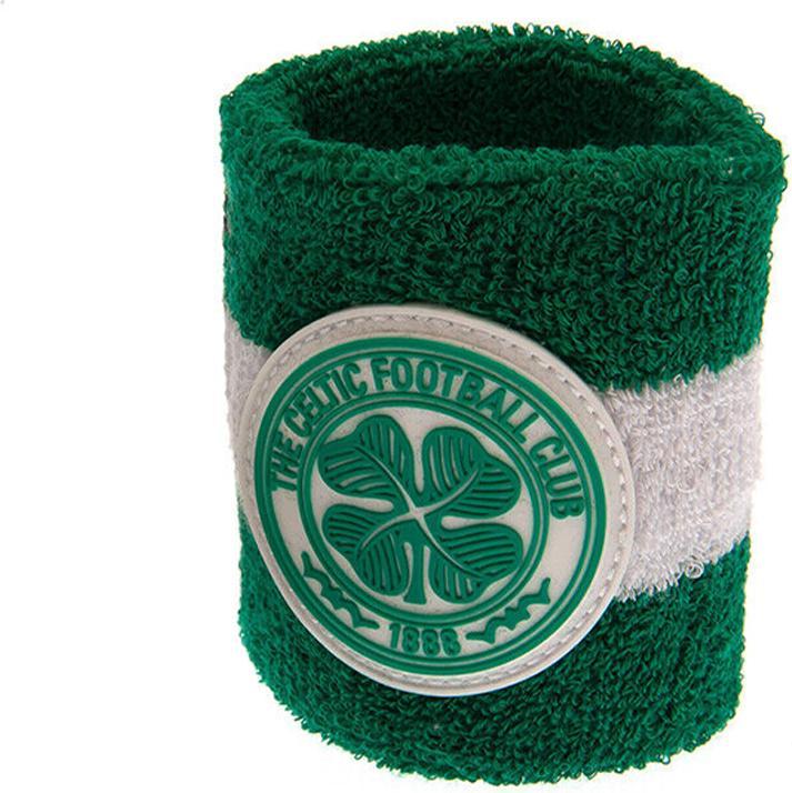 Celtic FC Adult Crest Baumwollarmband (2er Pack) (100% synthetisches Material)