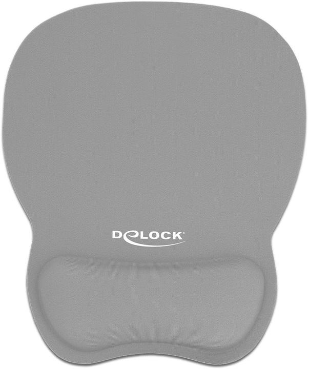 Produktbild Delock Ergonomische Mausmatte mit Handballenauflage, grau Grau (L)