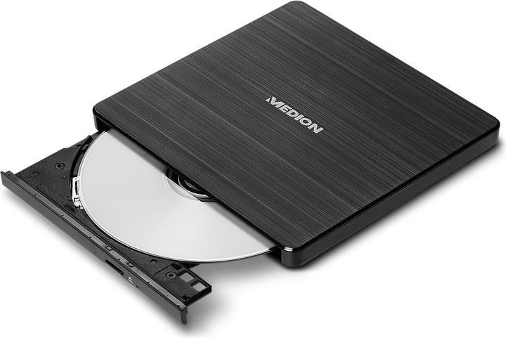 Image du produit Medion GP70N Externe cd dvd rewriter - USB 2.0 - 0.75MB - 200g - Noir