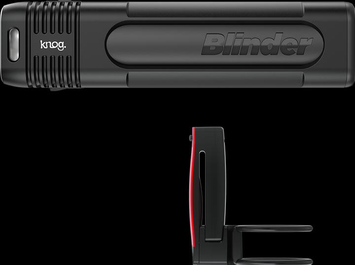 Actual product image knog. Blinder 600 & Plus Rear (600 lm, 20 lm)