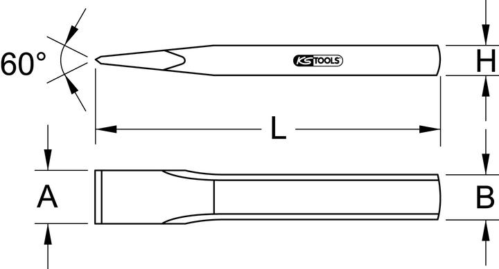 Produktbild KS Tools Maurermeissel