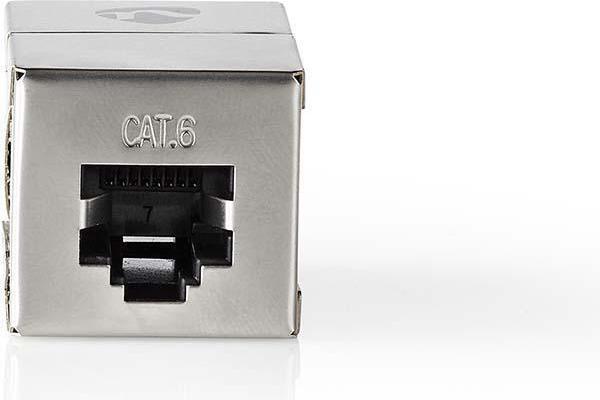 Actual product image Nedis Cat 6 Network Adapter Shielded RJ45 (8P8C) Female RJ45 (8P8C) Female Straight Metal Packing (S/UTP, CAT6)