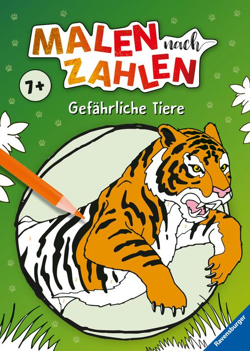 Produktbild Ravensburger Malen nach Zahlen: Gefährliche Tiere