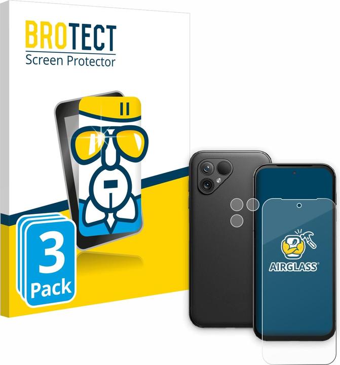 BROTECT AirGlass Glass (3 Piece, Fairphone 5)
